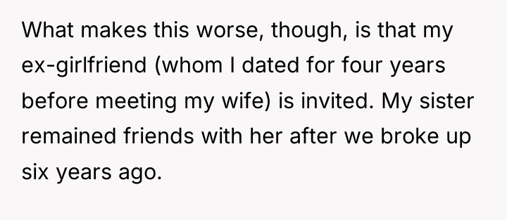 What makes this worse, though, is that my ex-girlfriend (whom...