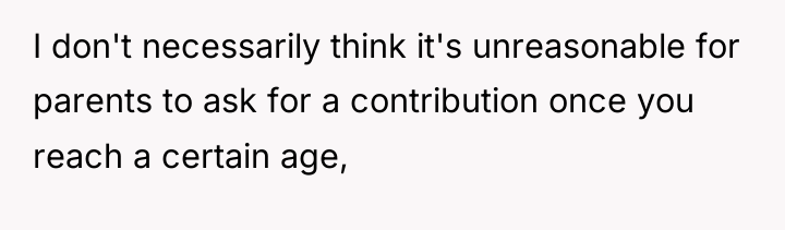 I don't necessarily think it's unreasonable for parents to ask...