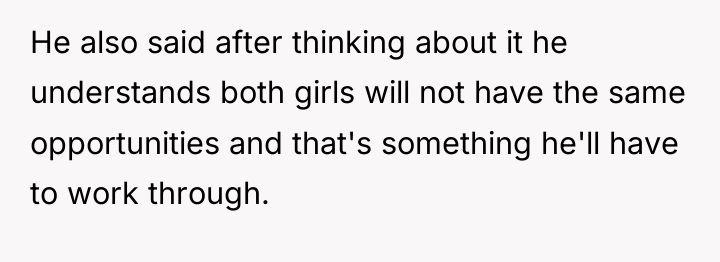 He also said after thinking about it he understands both...