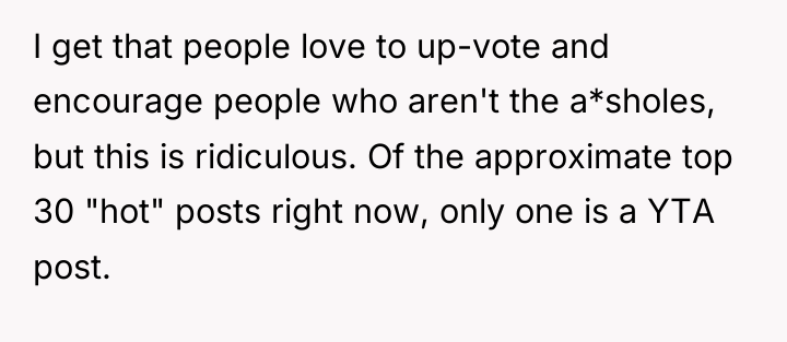 I get that people love to up-vote and encourage people...