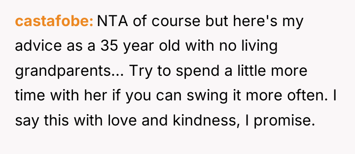 castafobe NTA of course but here's my advice as a...