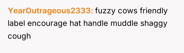 YearOutrageous2333 fuzzy cows friendly label encourage hat handle muddle shaggy...