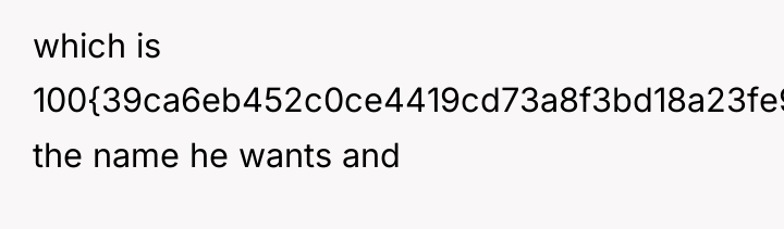 which is 100{39ca6eb452c0ce4419cd73a8f3bd18a23fe95ab4febb092bc2ab1b542eeea82f} the name he wants and