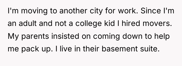 I'm moving to another city for work. Since I'm an...