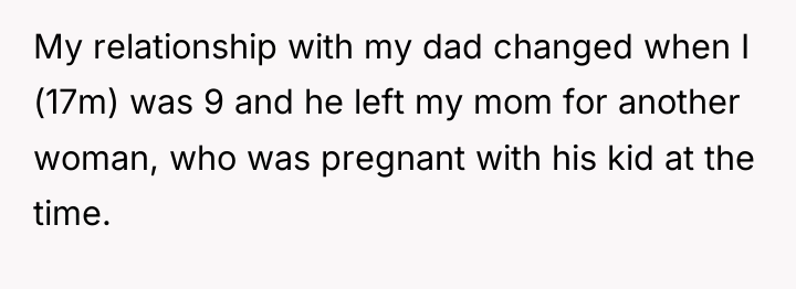 My relationship with my dad changed when I (17m) was...