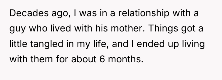 Decades ago, I was in a relationship with a guy...
