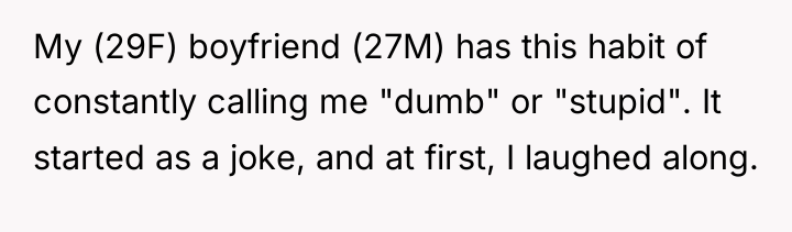 My (29F) boyfriend (27M) has this habit of constantly calling...