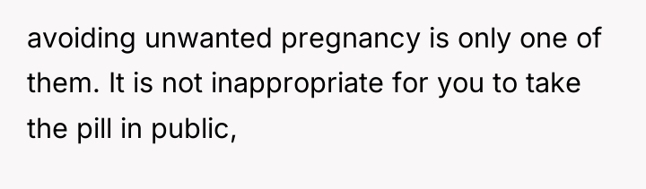 avoiding unwanted pregnancy is only one of them. It is...