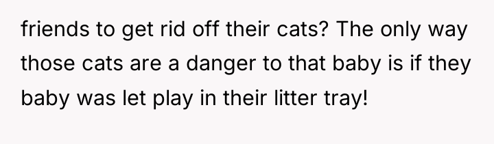 friends to get rid off their cats? The only way...