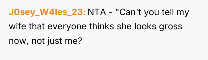 J0sey_W4les_23 NTA - "Can't you tell my wife that everyone...