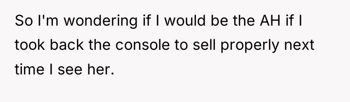 So I'm wondering if I would be the AH if...