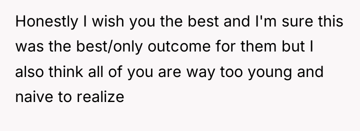 Honestly I wish you the best and I'm sure this...