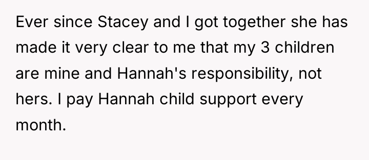 Ever since Stacey and I got together she has made...