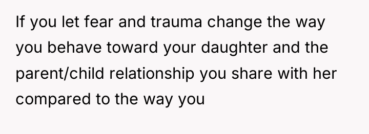 If you let fear and trauma change the way you...