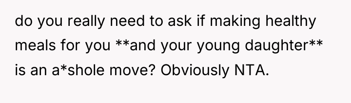 do you really need to ask if making healthy meals...