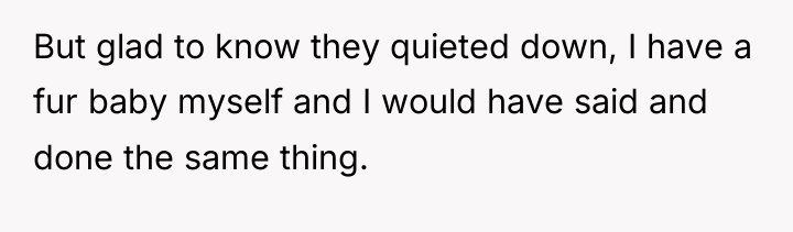 But glad to know they quieted down, I have a...