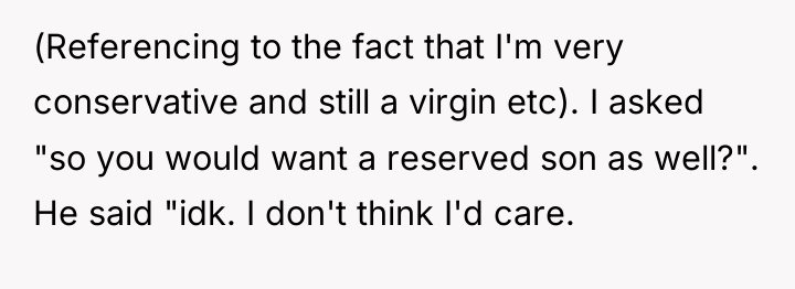 (Referencing to the fact that I'm very conservative and still...