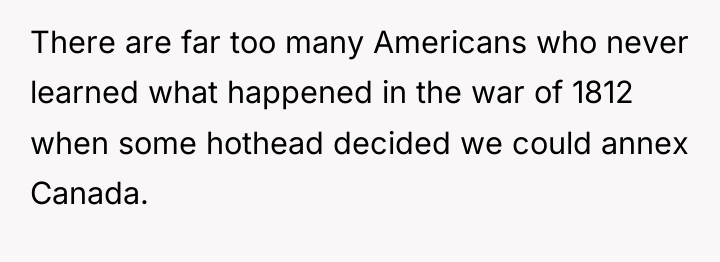 There are far too many Americans who never learned what...