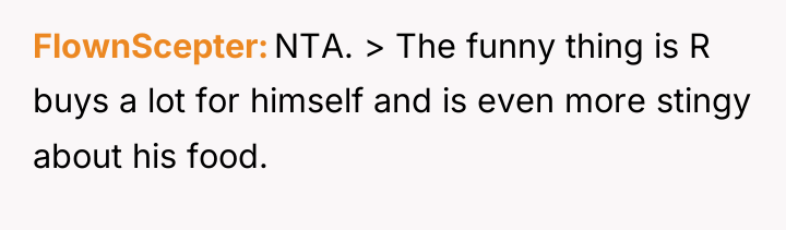 FlownScepter NTA. > The funny thing is R buys a...