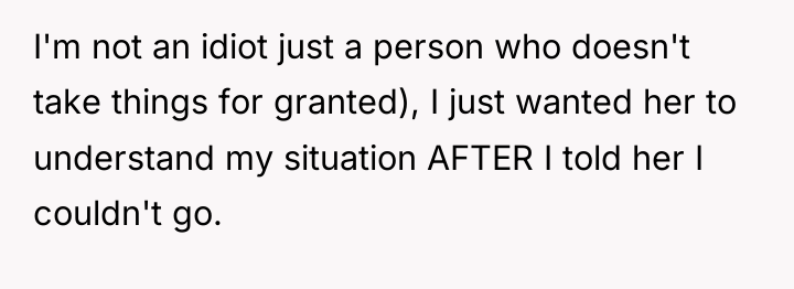 I'm not an idiot just a person who doesn't take...