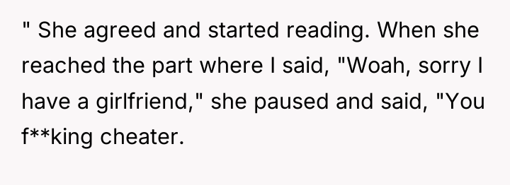 " She agreed and started reading. When she reached the...