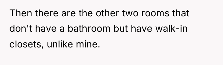 Then there are the other two rooms that don't have...