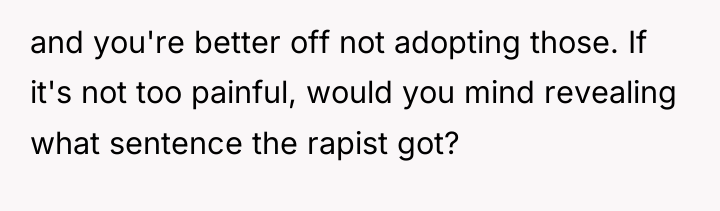and you're better off not adopting those. If it's not...