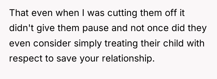 That even when I was cutting them off it didn't...