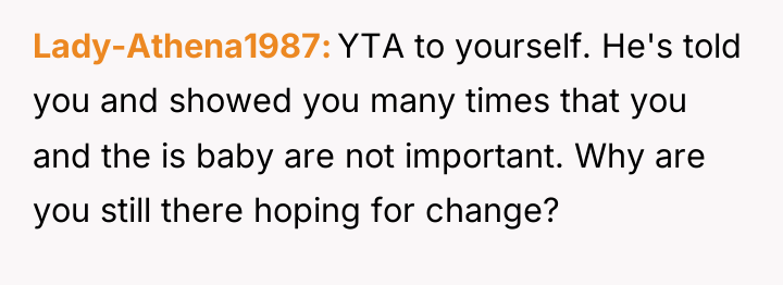 Lady-Athena1987 YTA to yourself. He's told you and showed you...