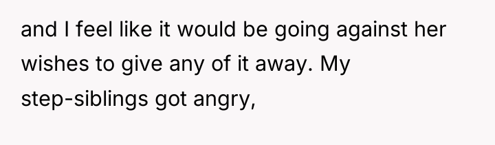 and I feel like it would be going against her...