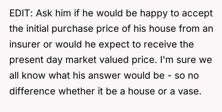 EDIT: Ask him if he would be happy to accept...