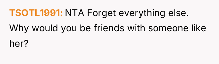 TSOTL1991 NTA Forget everything else. Why would you be friends...