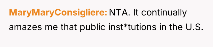 MaryMaryConsigliere NTA. It continually amazes me that public inst*tutions in...