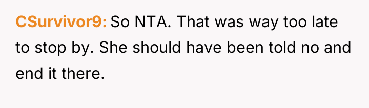 CSurvivor9 So NTA. That was way too late to stop...