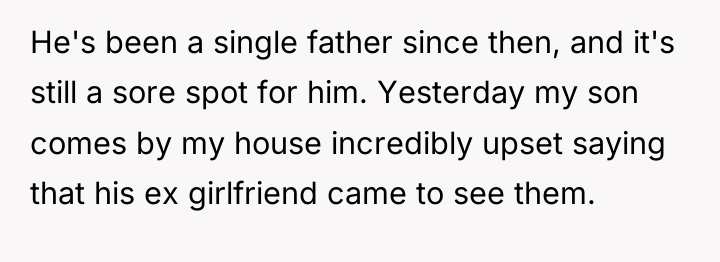 He's been a single father since then, and it's still...