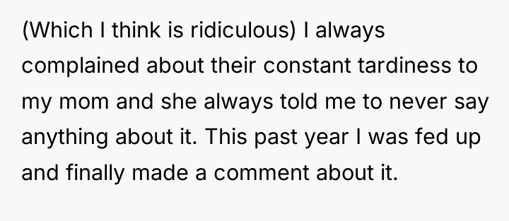 (Which I think is ridiculous) I always complained about their...