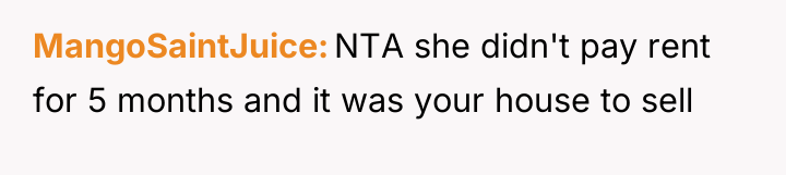 MangoSaintJuice NTA she didn't pay rent for 5 months and...