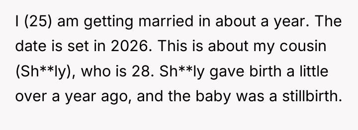 I (25) am getting married in about a year. The...