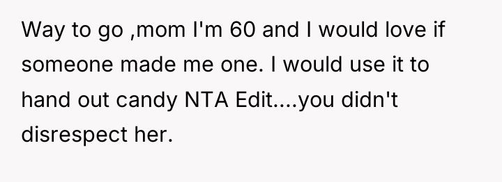 Way to go ,mom I'm 60 and I would love...
