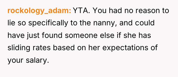 rockology_adam YTA. You had no reason to lie so specifically...