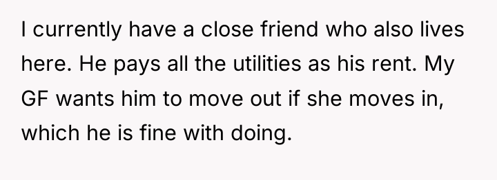 I currently have a close friend who also lives here....
