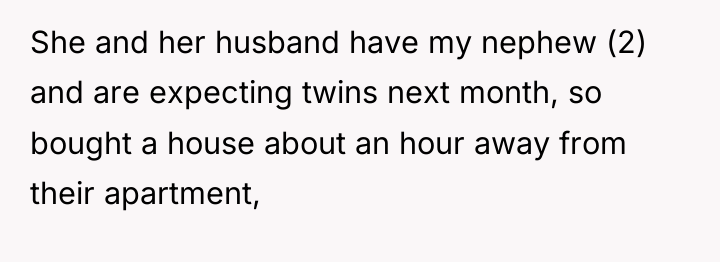 She and her husband have my nephew (2) and are...