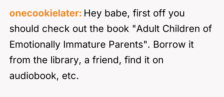 onecookielater Hey babe, first off you should check out the...