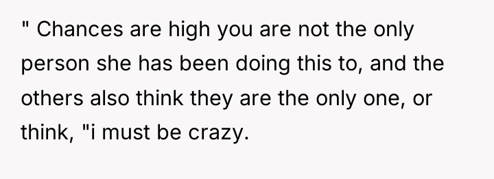 " Chances are high you are not the only person...
