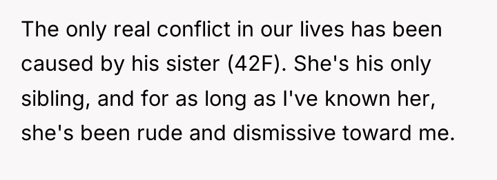 The only real conflict in our lives has been caused...