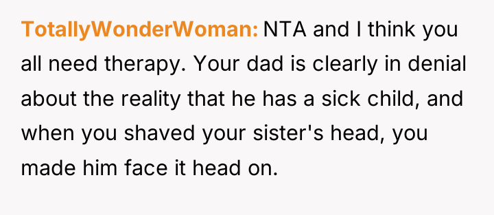 TotallyWonderWoman NTA and I think you all need therapy. Your...