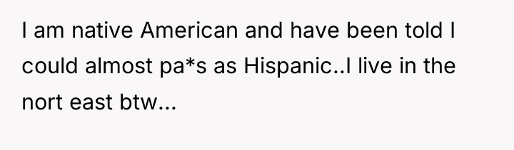 I am native American and have been told I could...