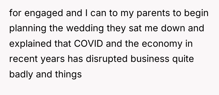 for engaged and I can to my parents to begin...