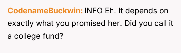 CodenameBuckwin INFO Eh. It depends on exactly what you promised...