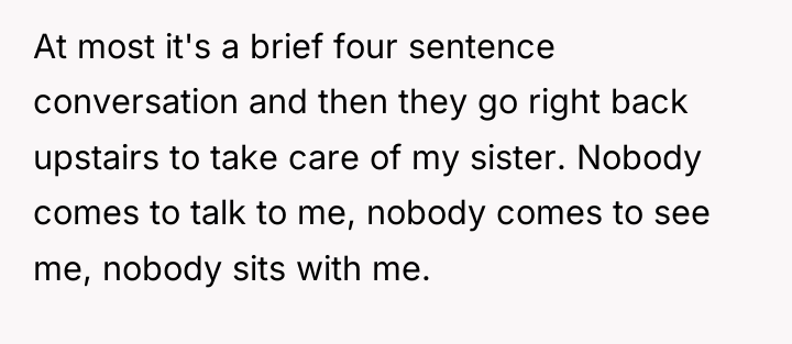 At most it's a brief four sentence conversation and then...